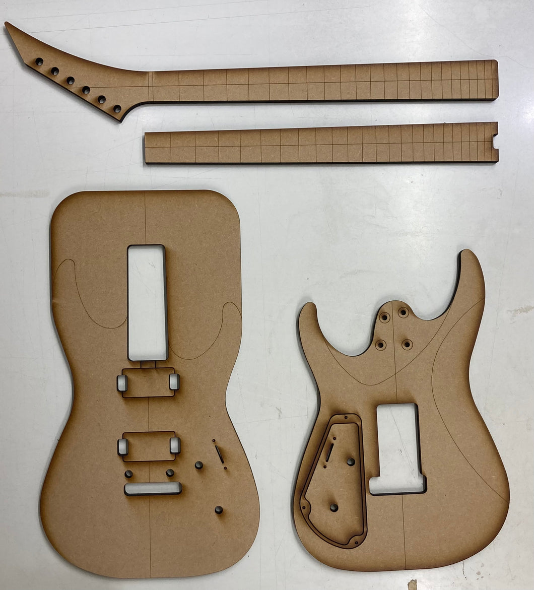 Guitar Template - Dinky Style