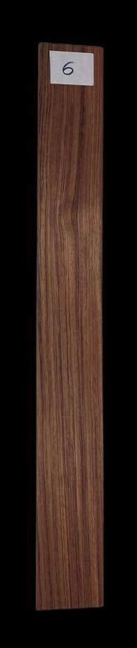 Electric Fretboard Blank - Bubinga #6