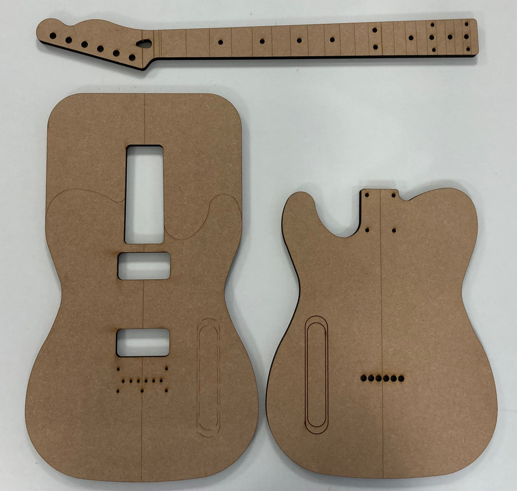 Guitar Template - T Style - Cabronita