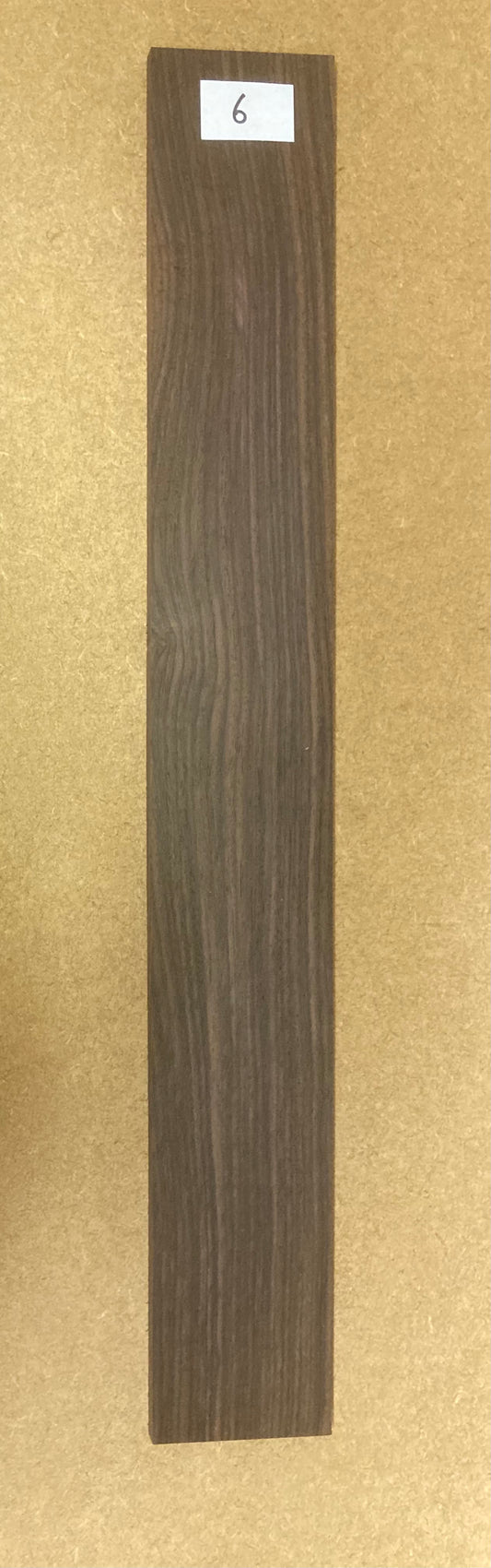 Electric Fretboard Blank - Indian Rosewood #6