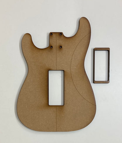 Guitar Template - S Style - Floyd Rose 24 Fret