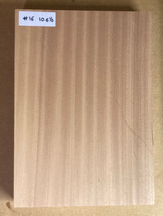 Sapele Body Blank - 1 Piece #16