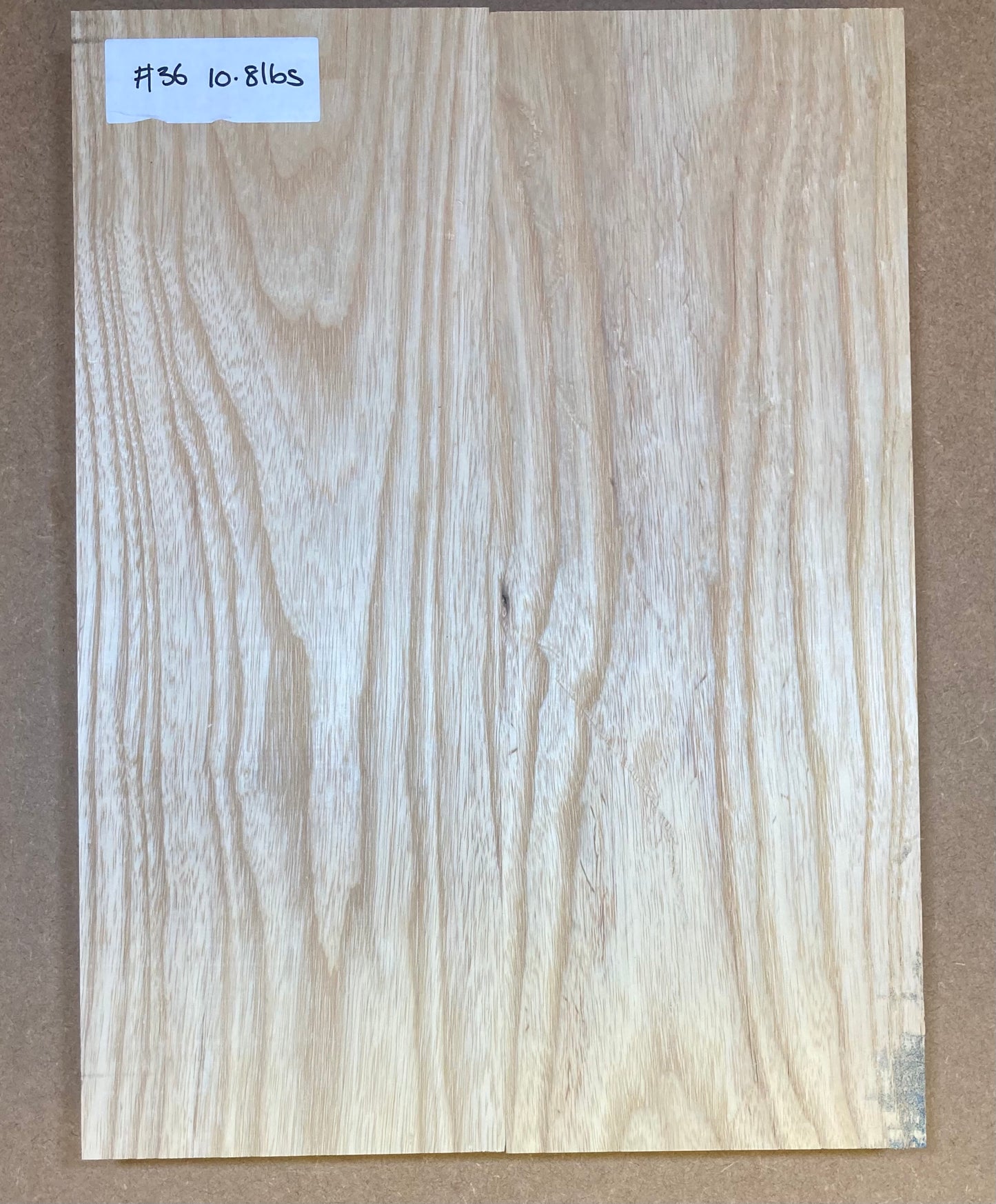 Ash Body Blank - 2 Piece #36