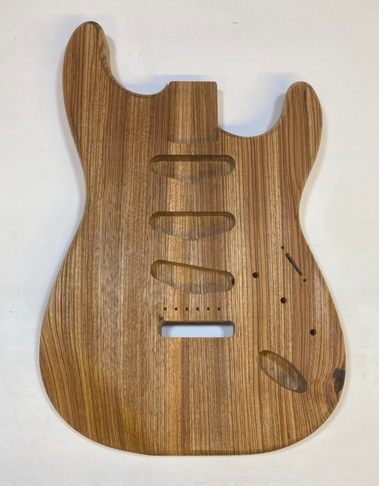 Zebrano Stratocaster Style Body
