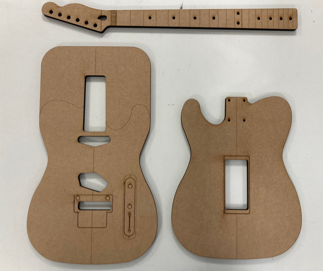 Guitar Template - T Style - Floyd Rose