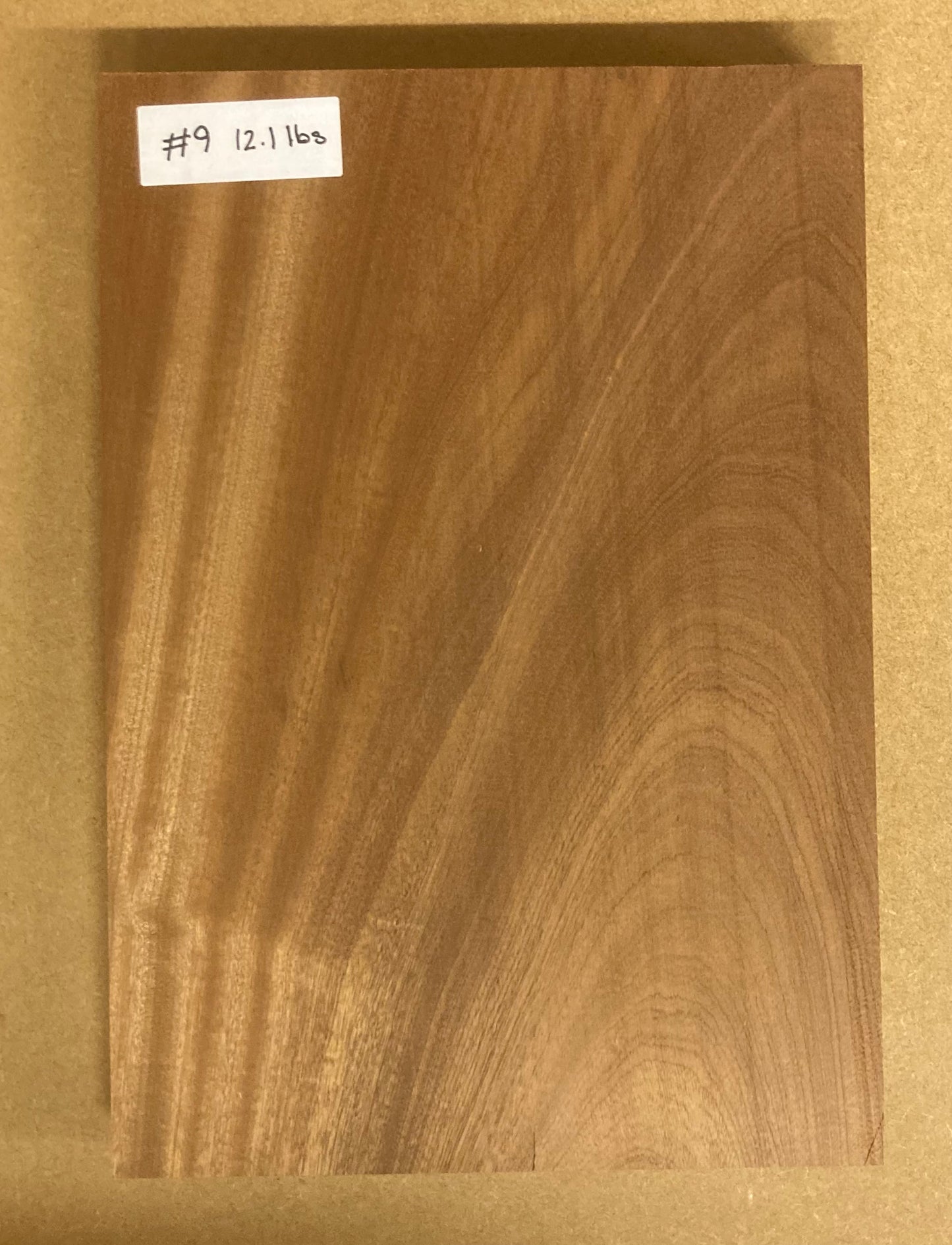 Sapele Body Blank - 1 Piece #9