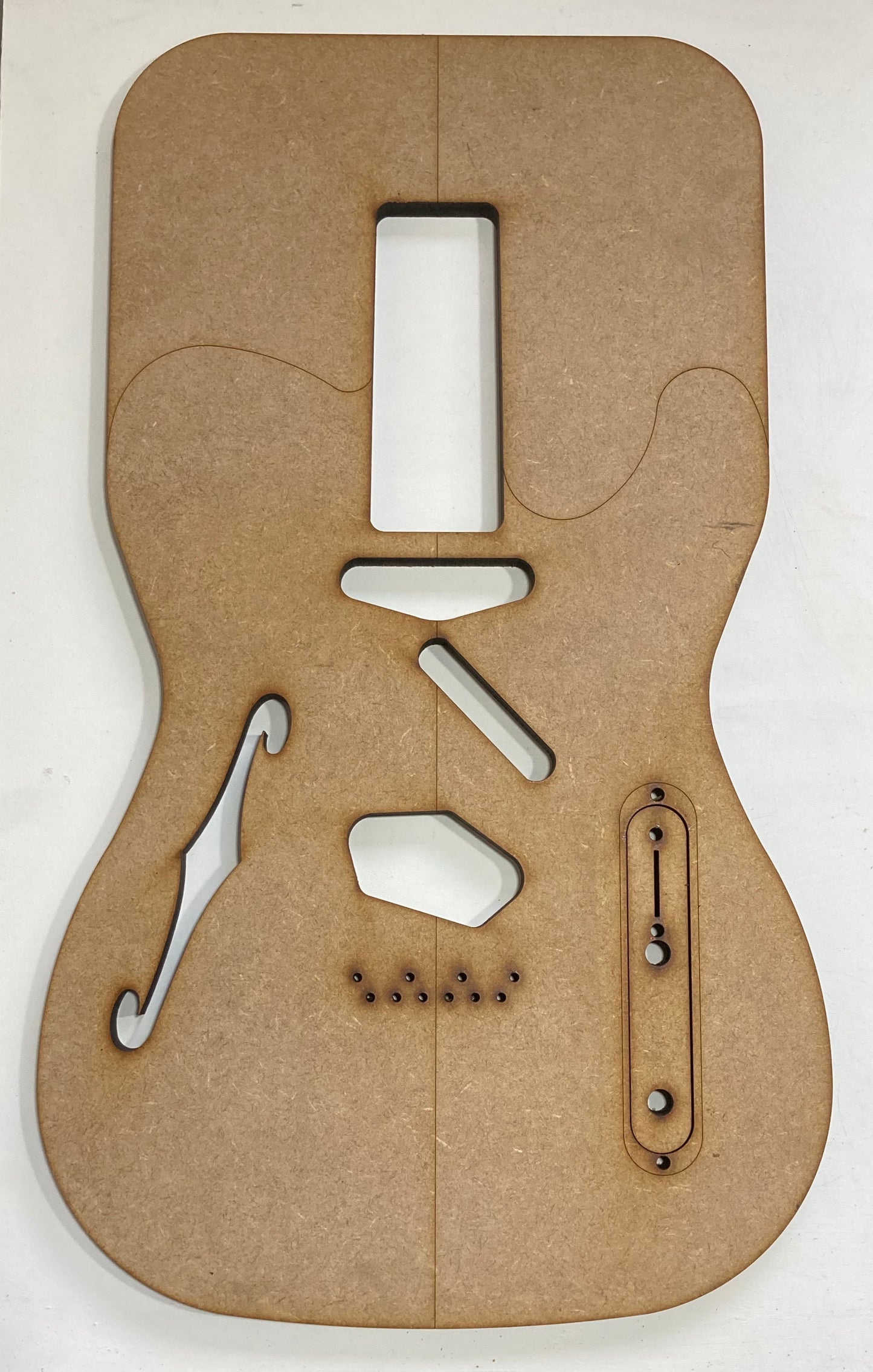 Guitar Template - T Style - Thinline