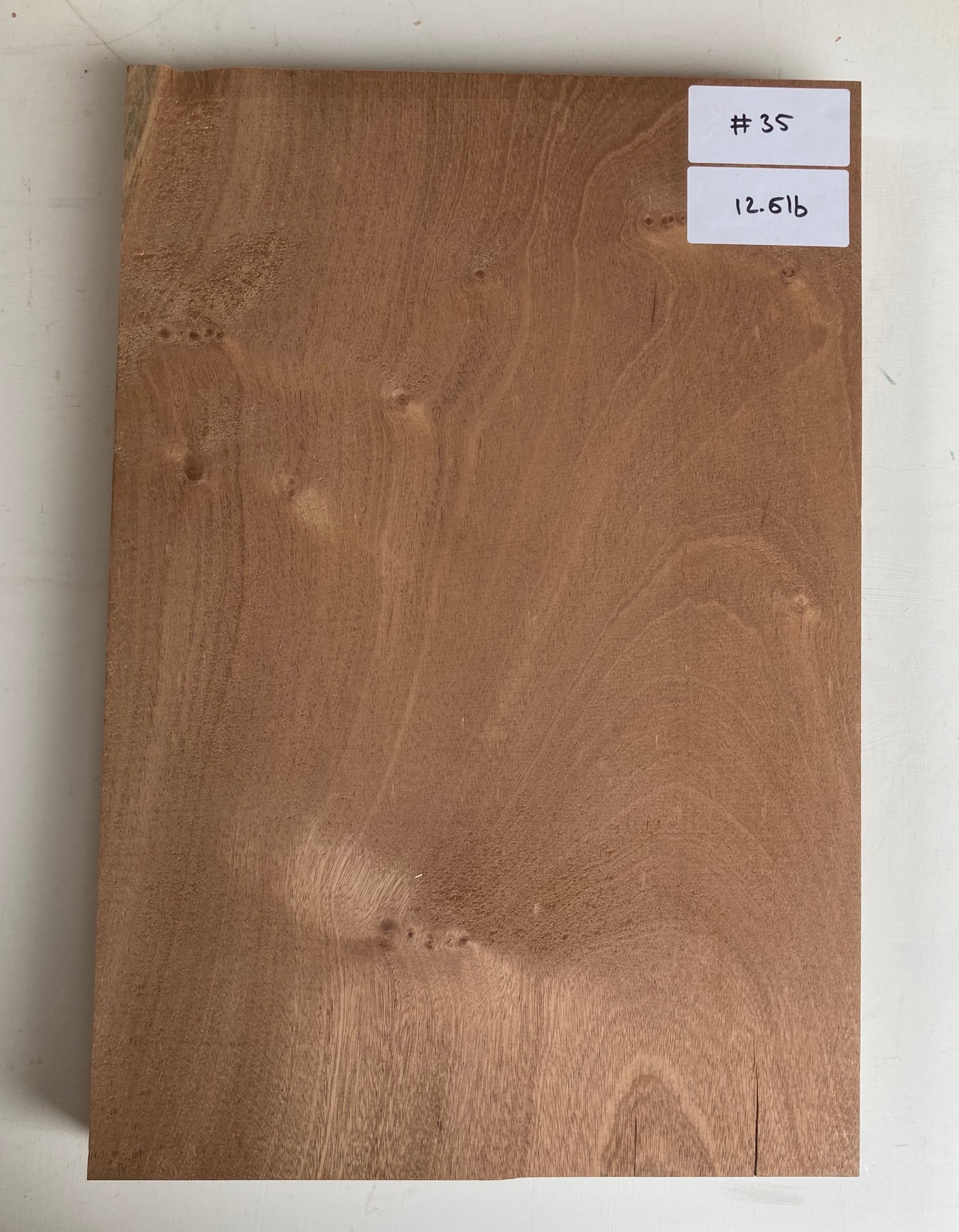 Sapele Body Blank - 1 Piece #35