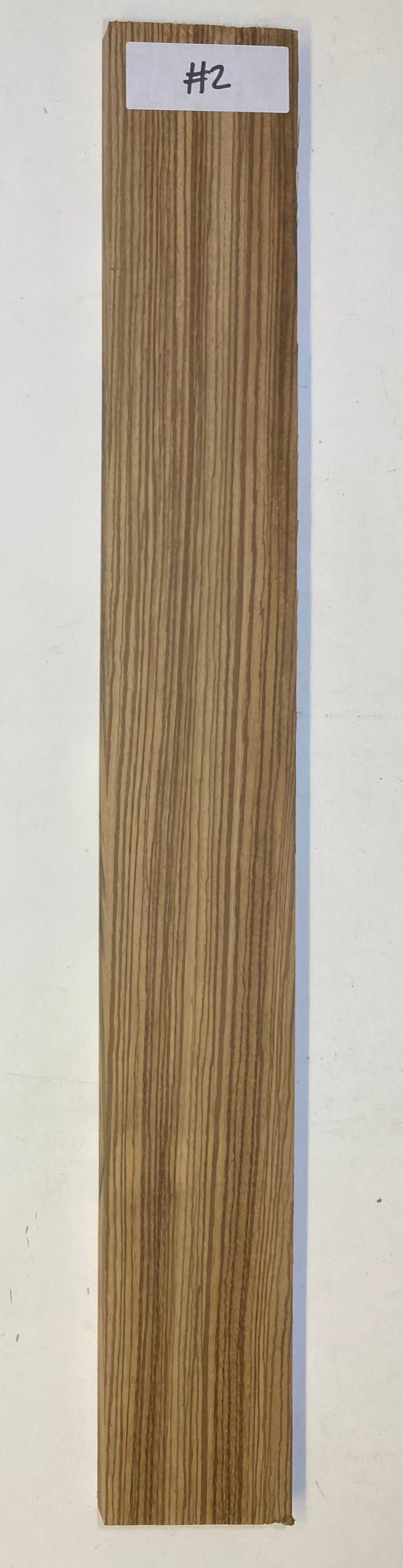 Electric Neck Blank - Zebrano #2