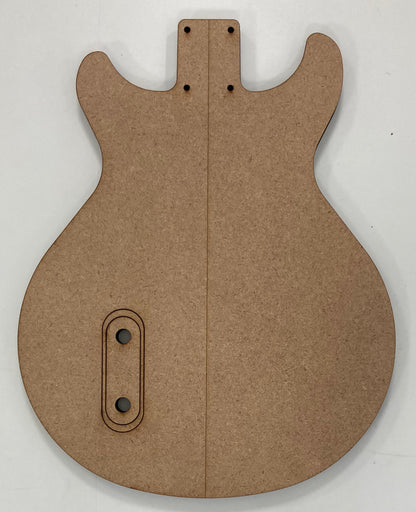 Guitar Template - LP Double Cut Style - H Bolt On