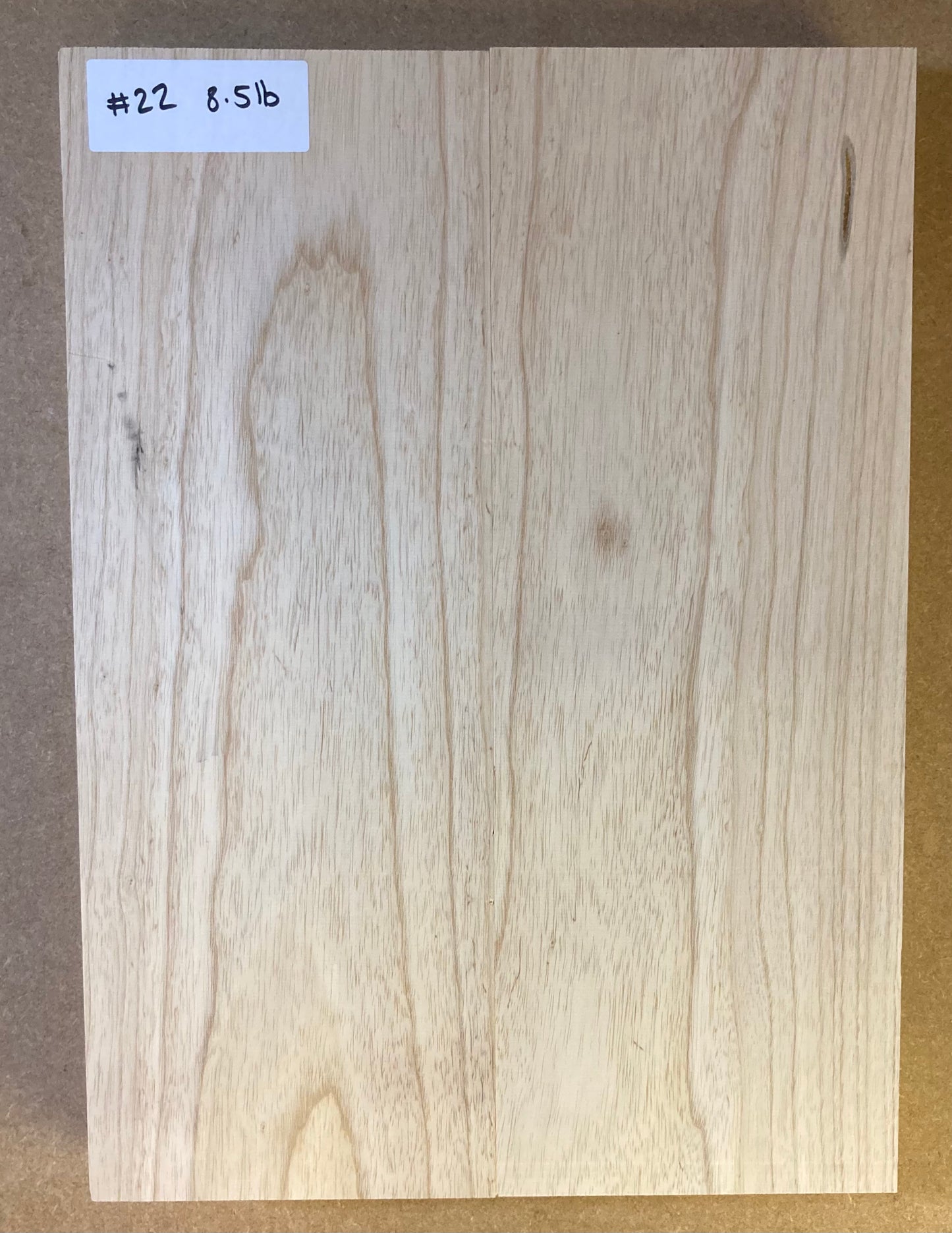 Ash Body Blank - 2 Piece #22