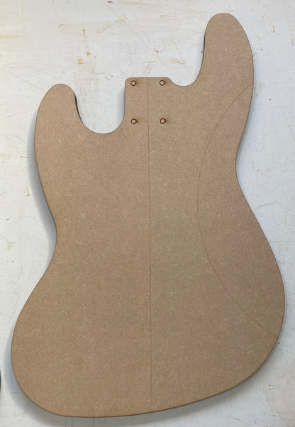 Guitar Template - Jazz Bass Style - Standard