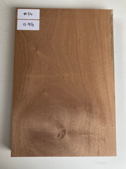 Sapele Body Blank - 1 Piece #34