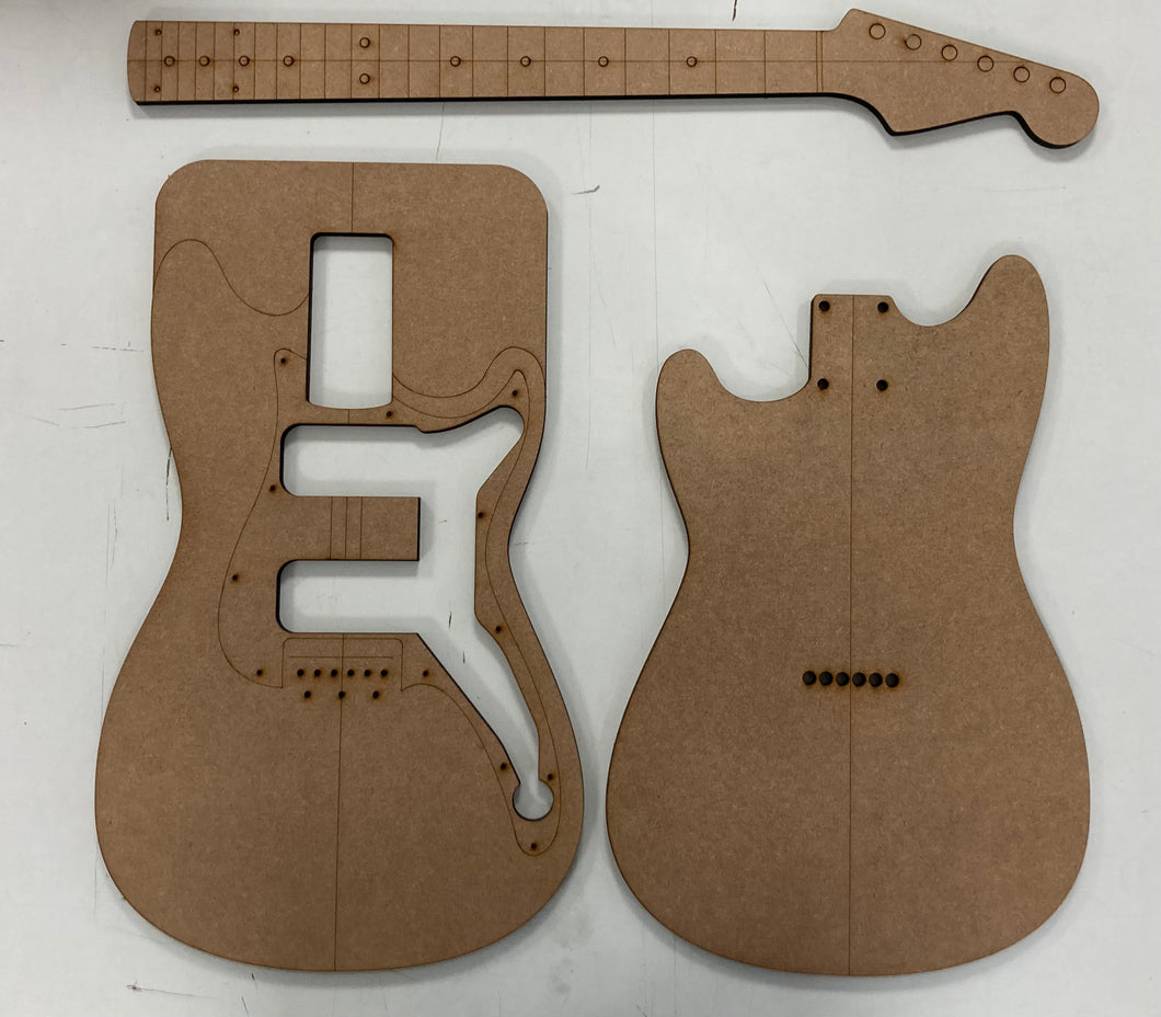 Guitar Template - Duo Sonic Style - Standard