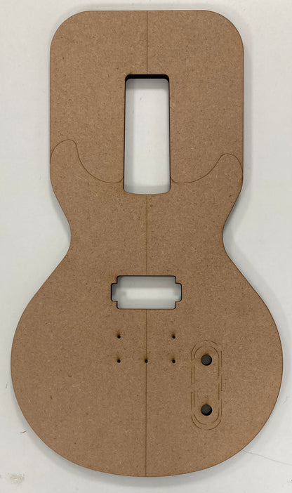 Guitar Template - LP Double Cut Style - H Bolt On