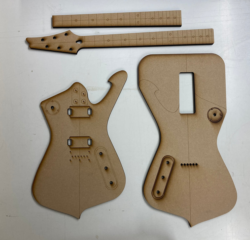 Guitar Template - Iceman Style - HH