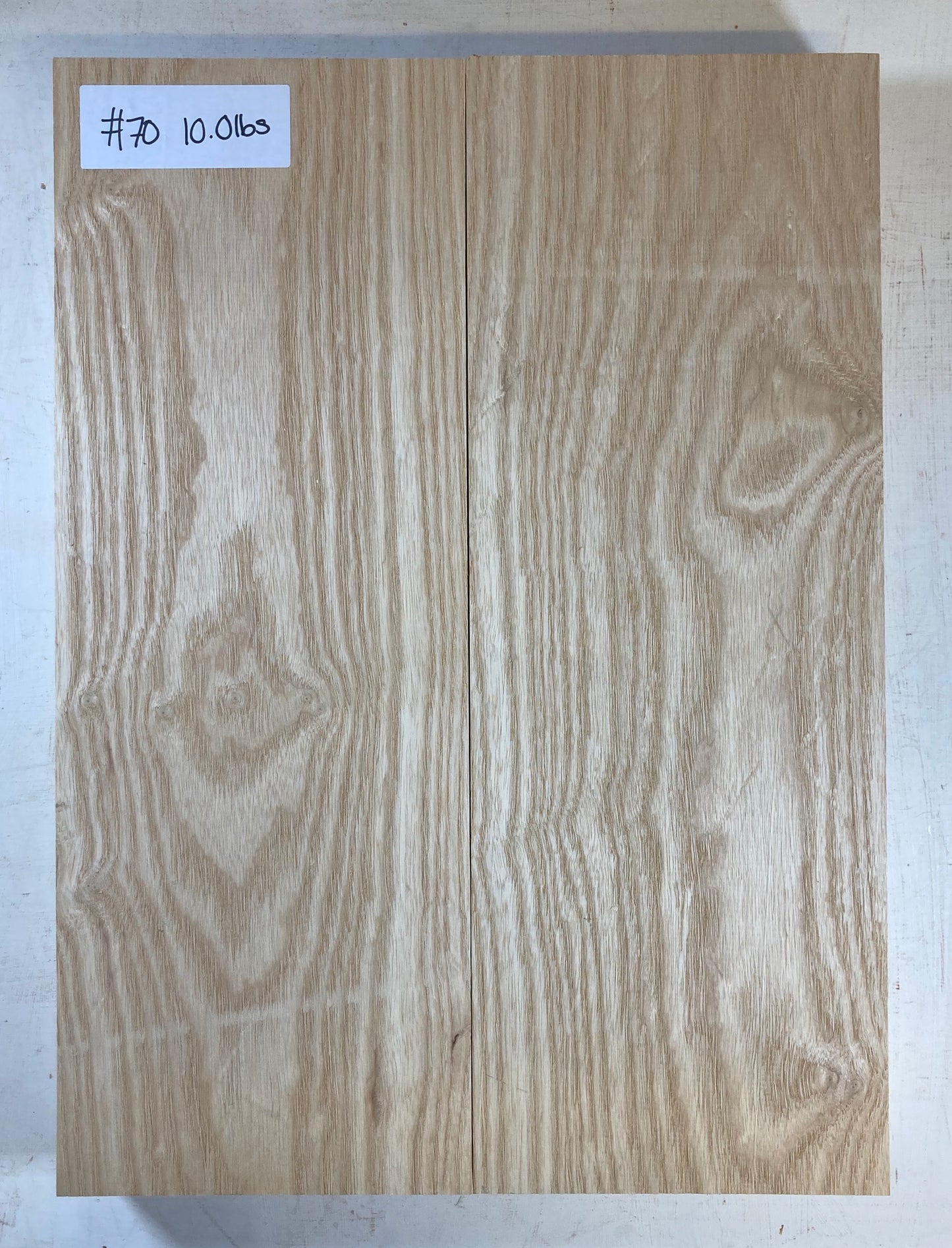 Ash Body Blank - 2 Piece #70