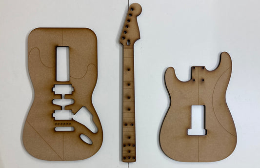 Guitar Template - S Style - HSH Tremolo