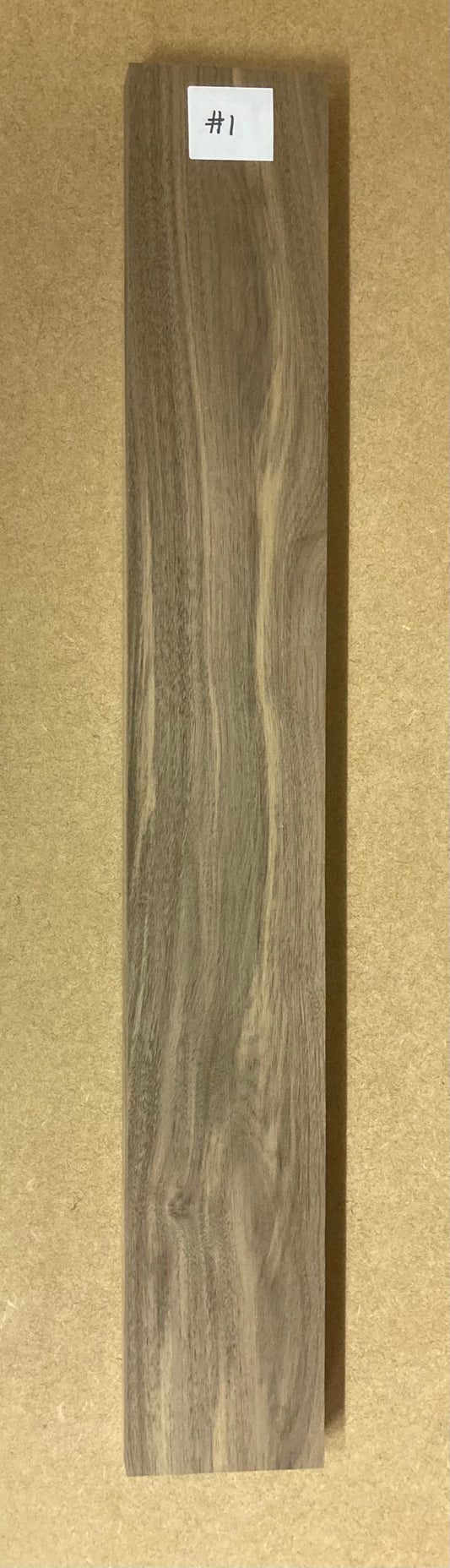 Electric Neck Blank - Walnut #1