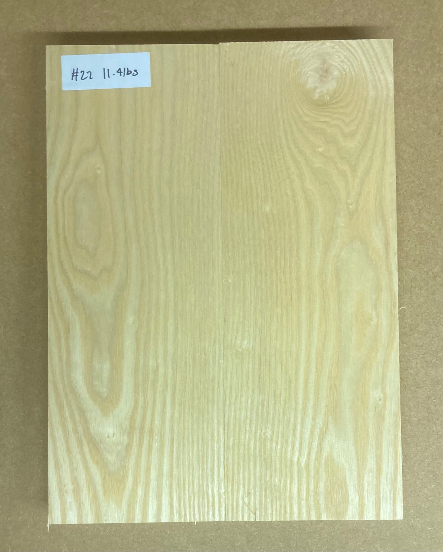 Ash Body Blank - 2 Piece #22