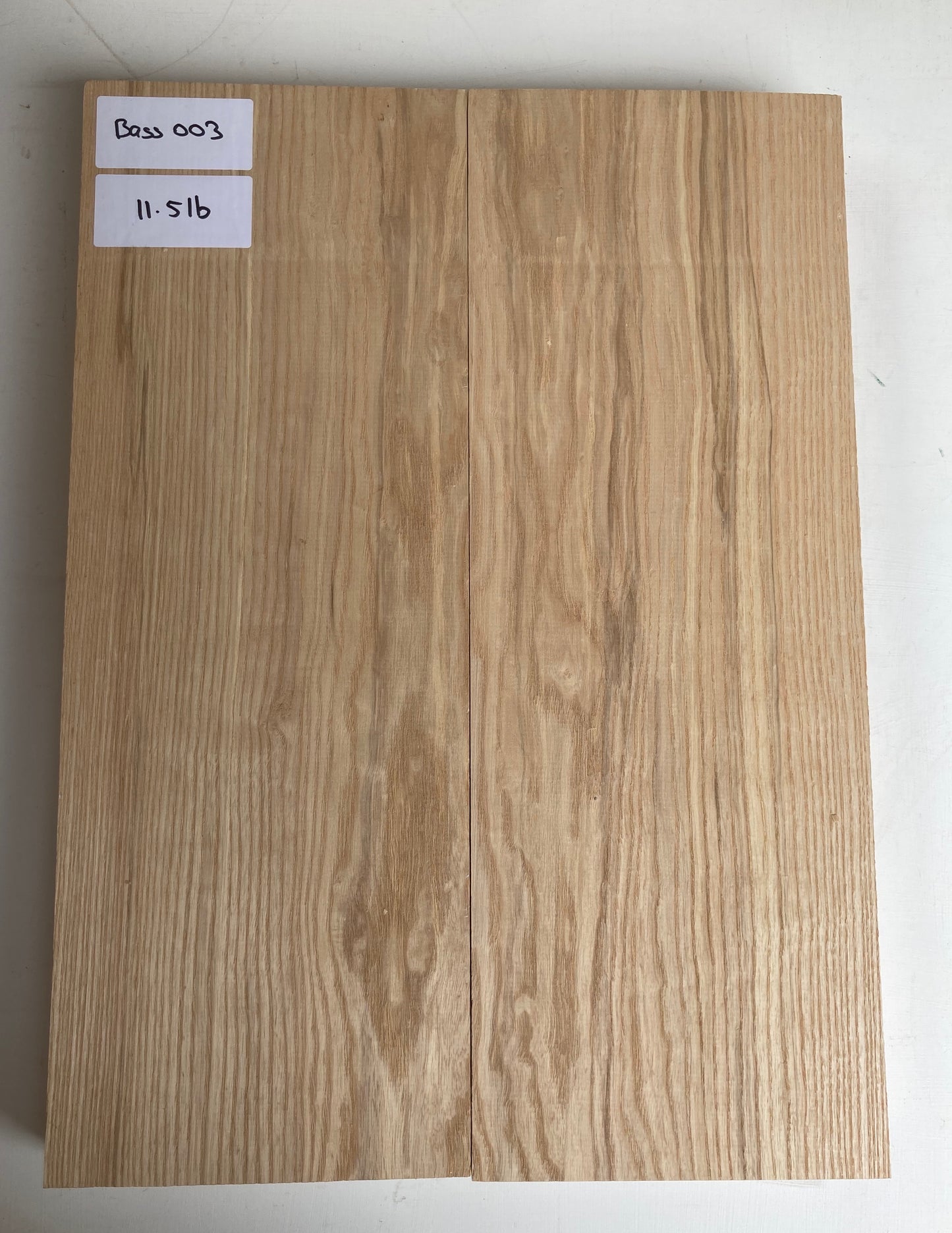 Ash Bass Body Blank - 2 Piece #3
