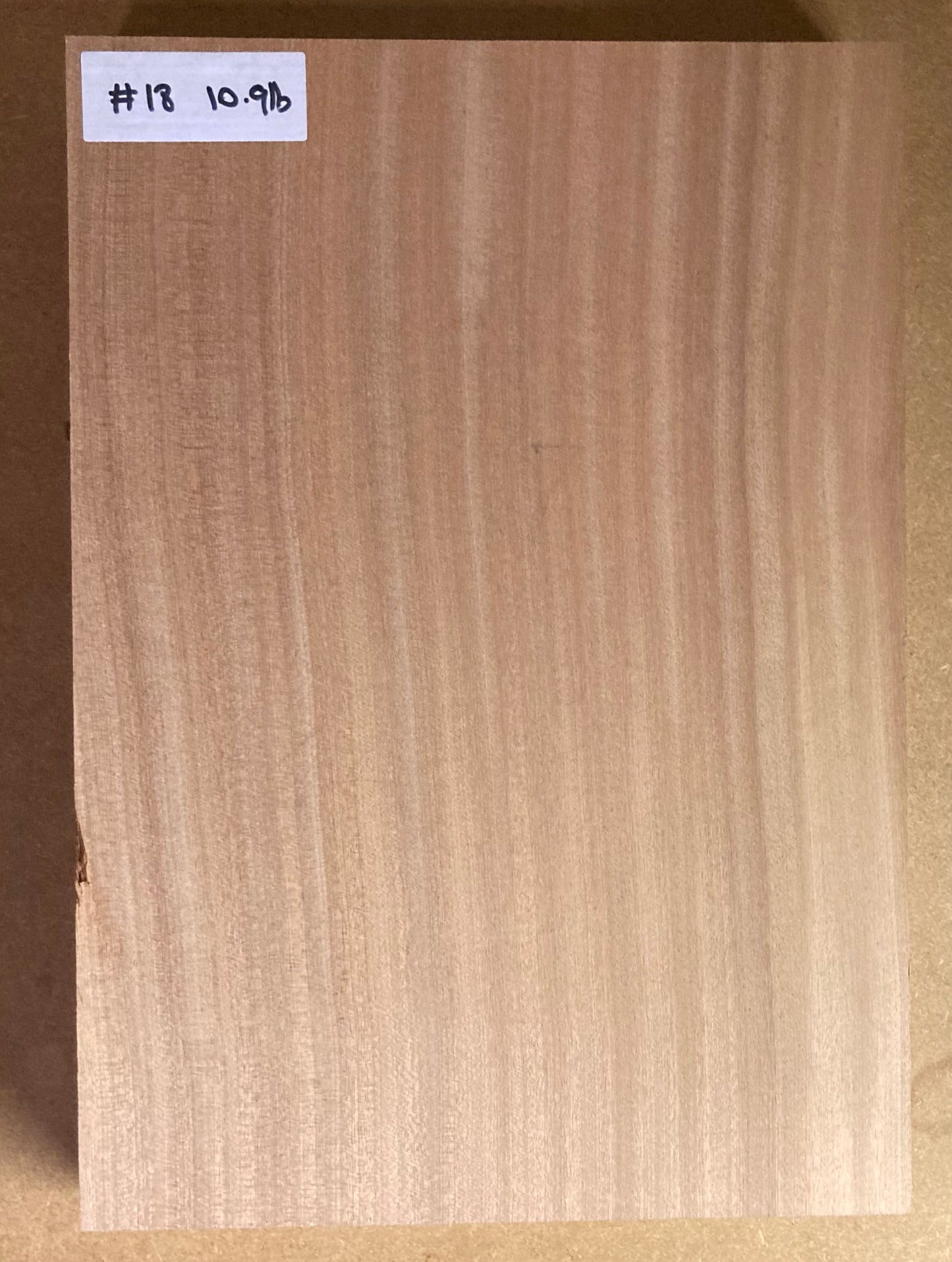 Sapele Body Blank - 1 Piece #18