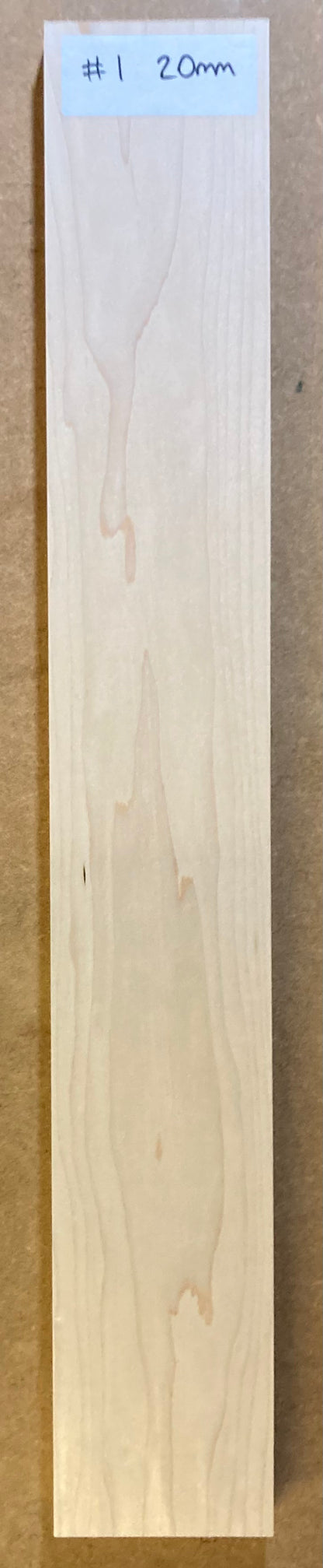 Electric Neck Blank - Maple #1 (20mm)
