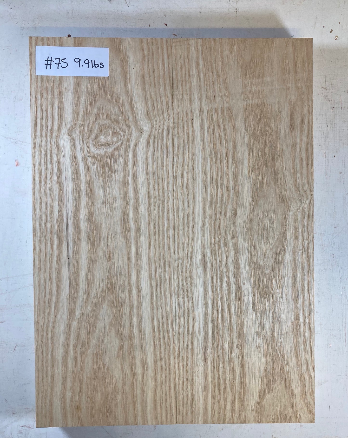 Ash Body Blank - 2 Piece #75