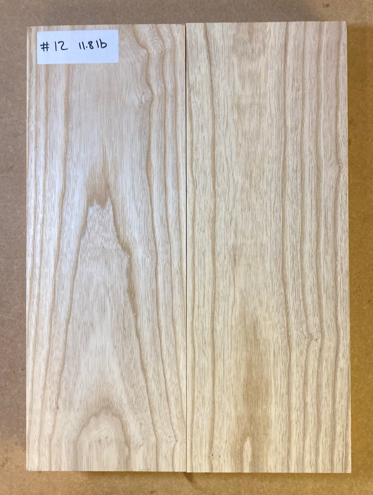 Ash Body Blank - 2 Piece #12