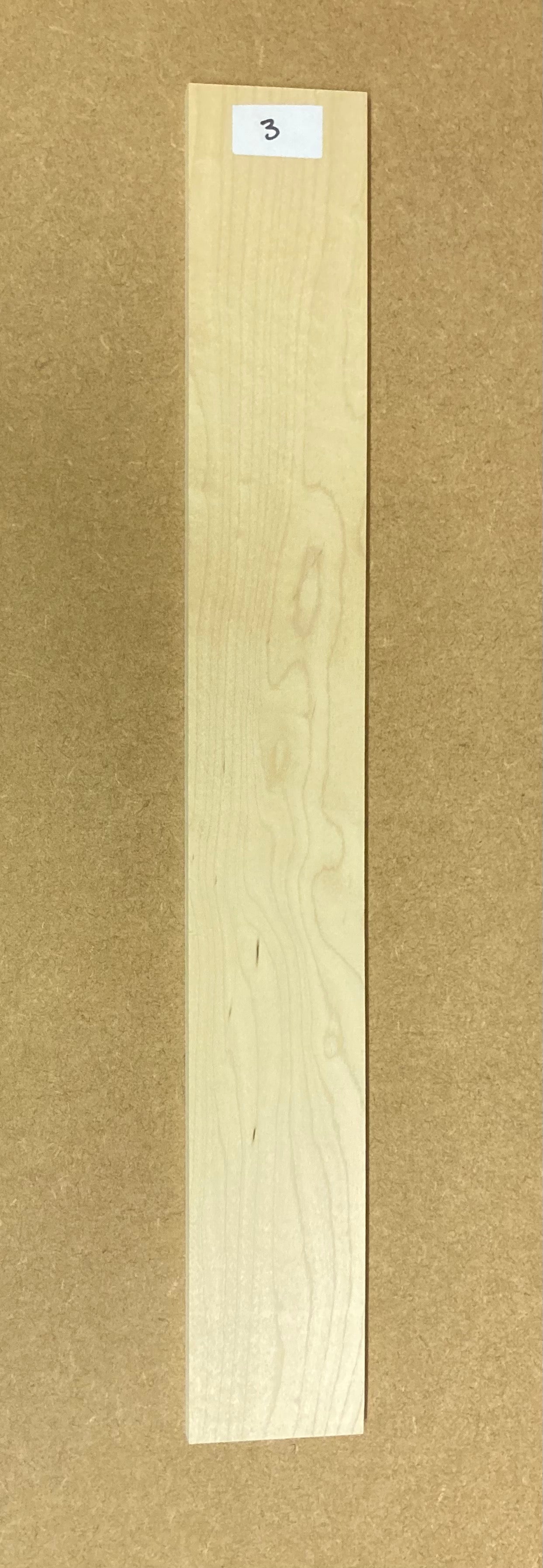 Electric Fretboard Blank - Maple #3