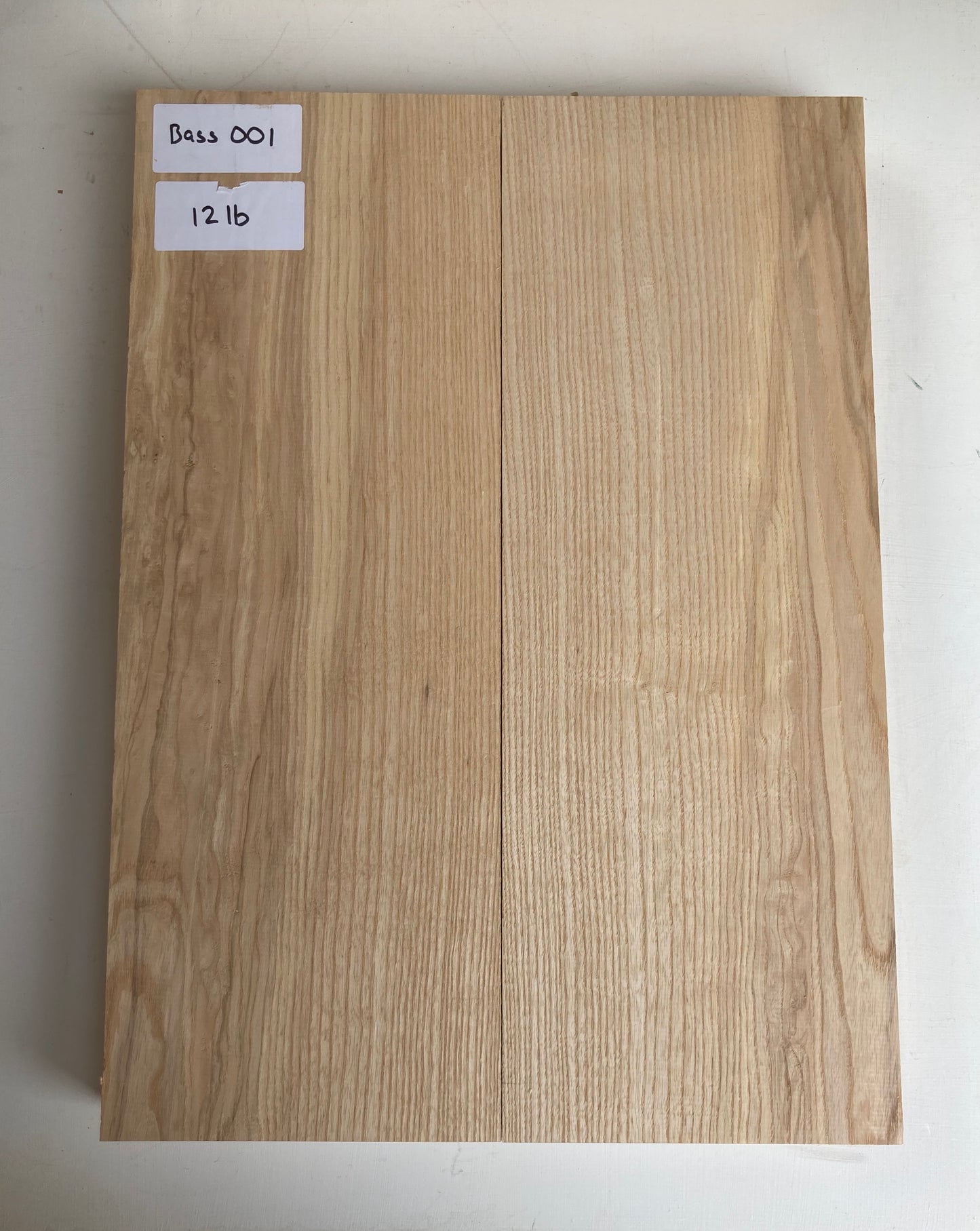 Ash Bass Body Blank - 2 Piece #1