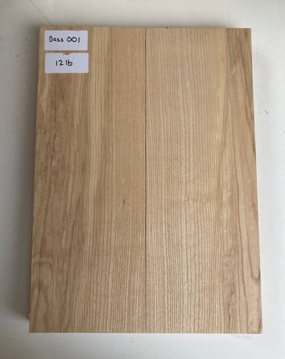 Ash Bass Body Blank - 2 Piece #1