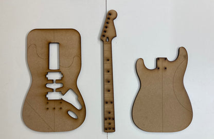 Guitar Template - S Style - HSH Hardtail