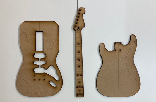 Guitar Template - S Style - HSH Hardtail