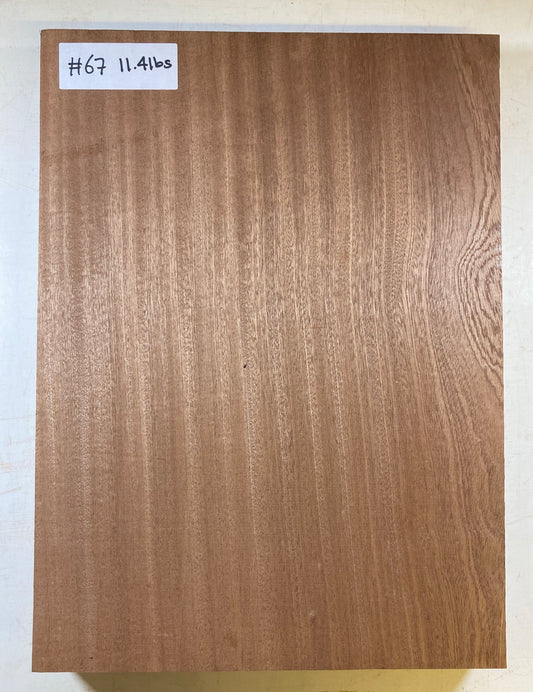 Sapele Body Blank - 1 Piece #67