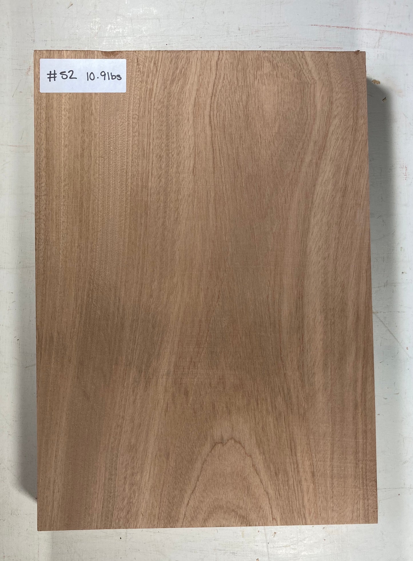 Sapele Body Blank - 1 Piece #52