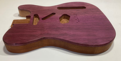 Purple Heart Topped Telecaster Style Body