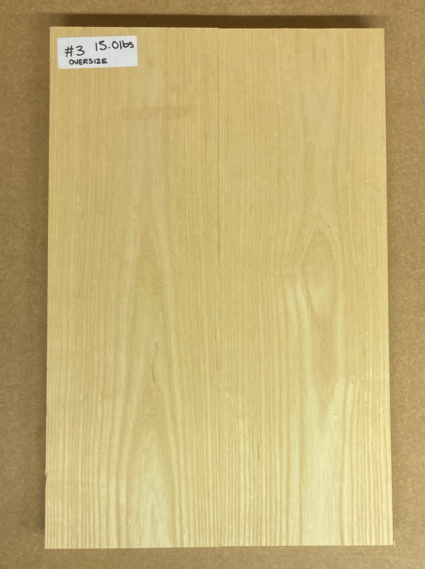 Ash Bass Body Blank Oversized - 2 Piece #3