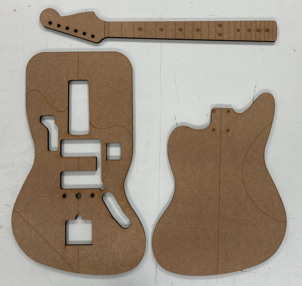 Guitar Template - Jaguar Style - HH