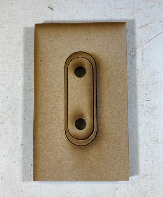 Guitar Template - LP Style - Control Cavity