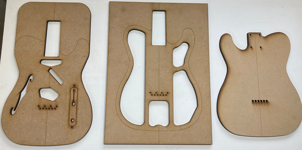 Guitar Template - T Style - Thinline