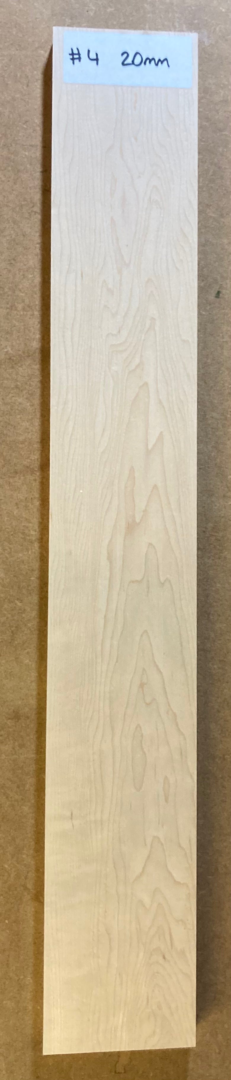 Electric Neck Blank - Maple #4 (20mm)
