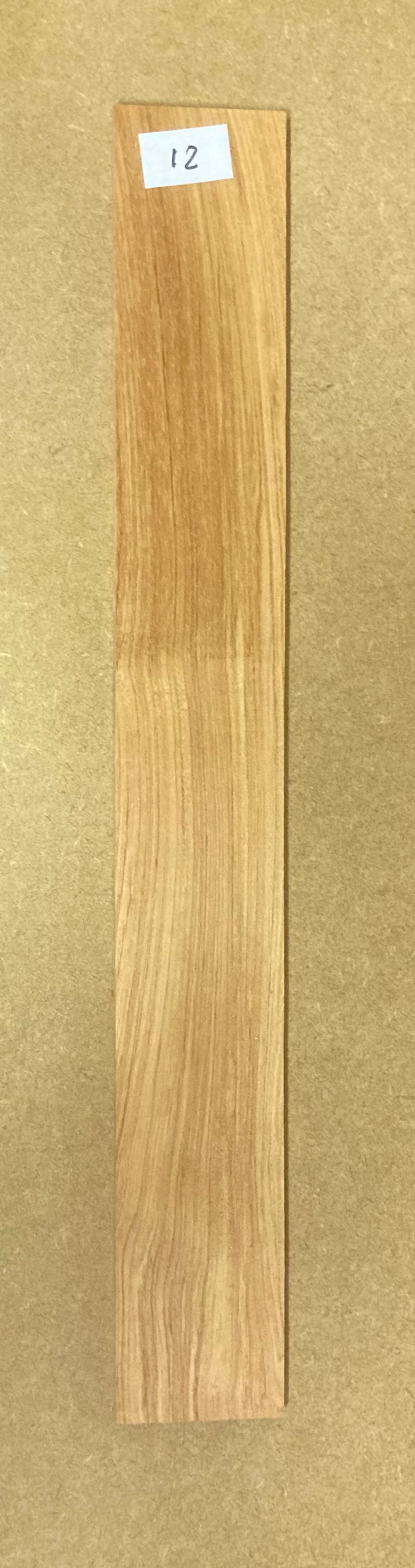 Namibian Rosewood Electric Fretboard Blank #12