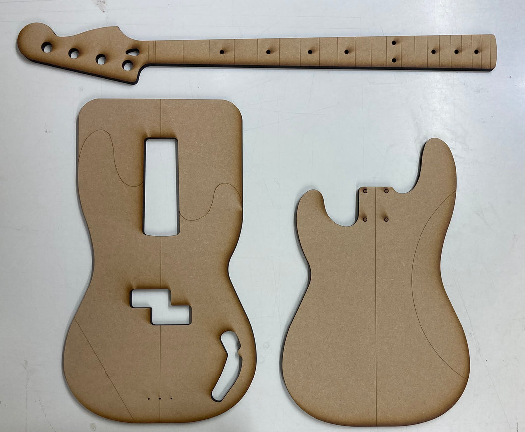 Guitar Template - P Bass Style - Standard