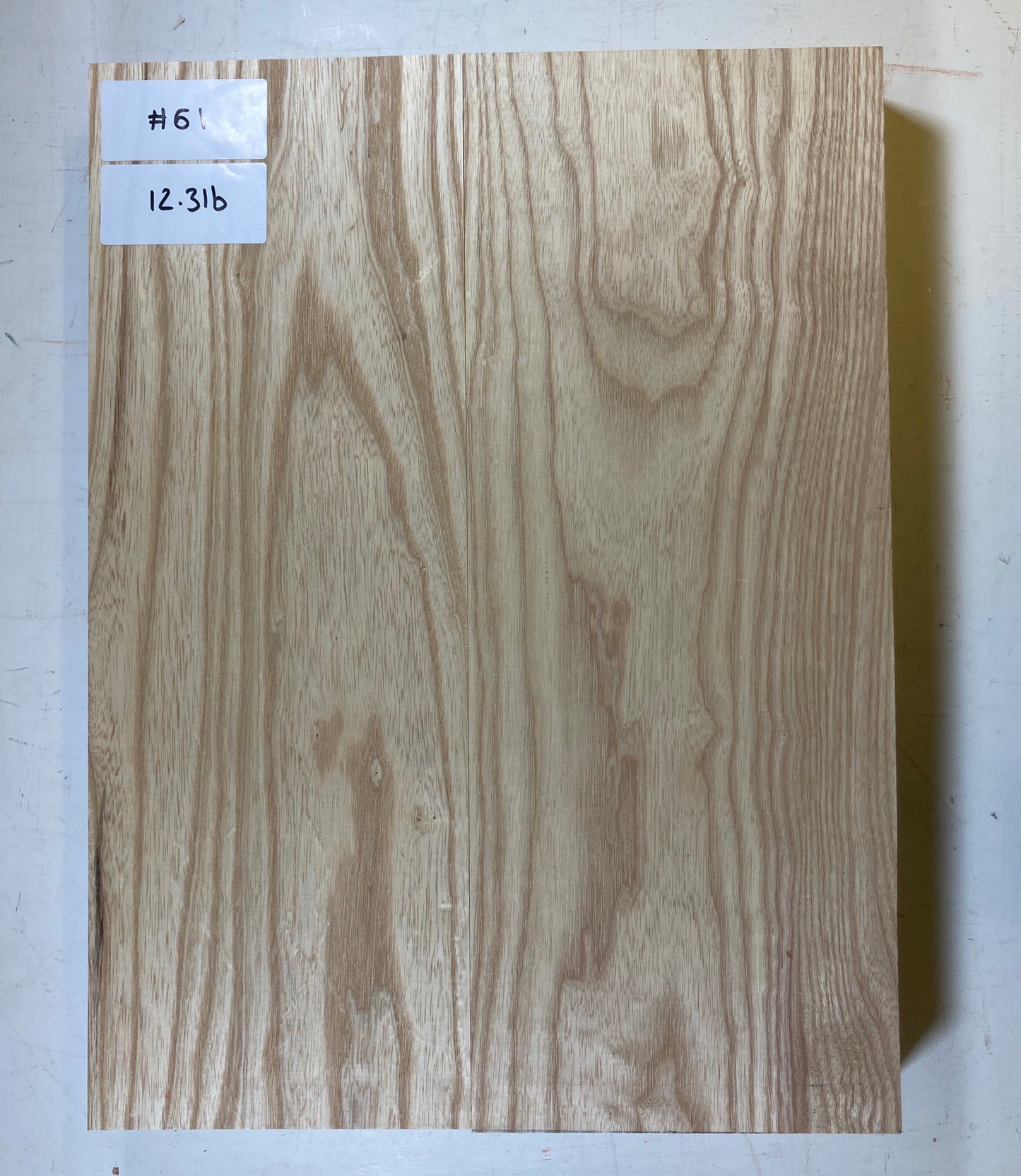 Ash Body Blank - 2 Piece #61
