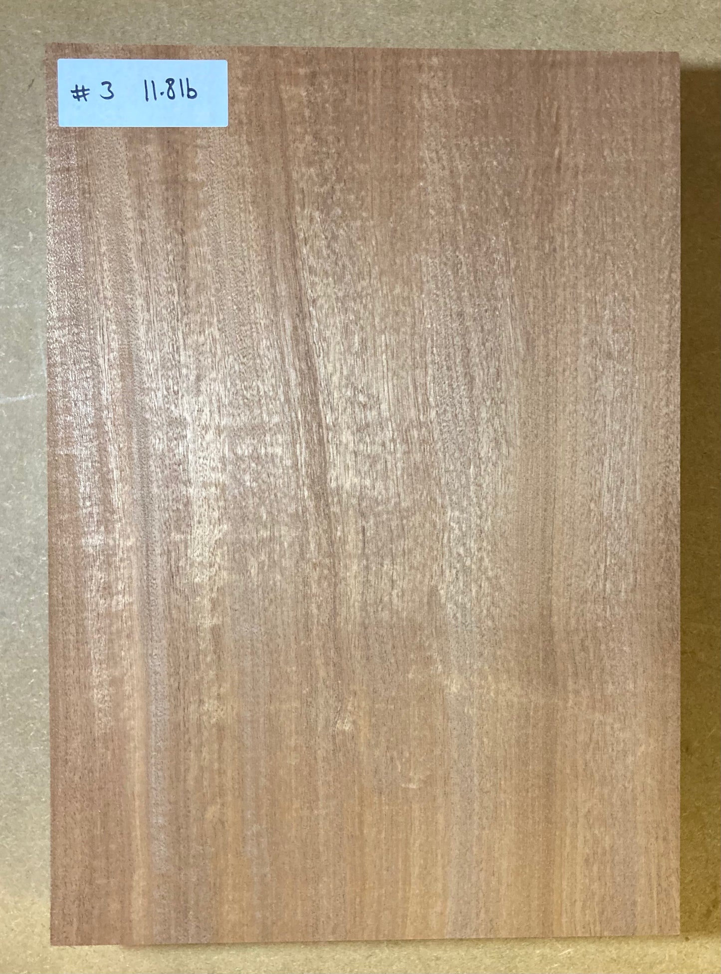 Sapele Body Blank - 1 Piece #3