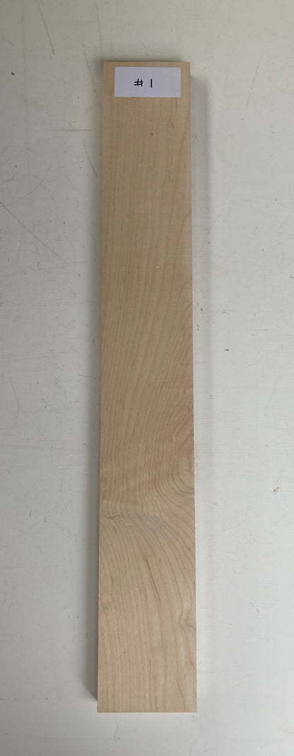 Electric Neck Blank - Maple #1