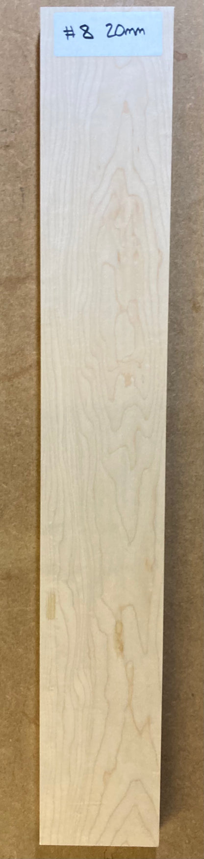 Electric Neck Blank - Maple #8 (20mm)