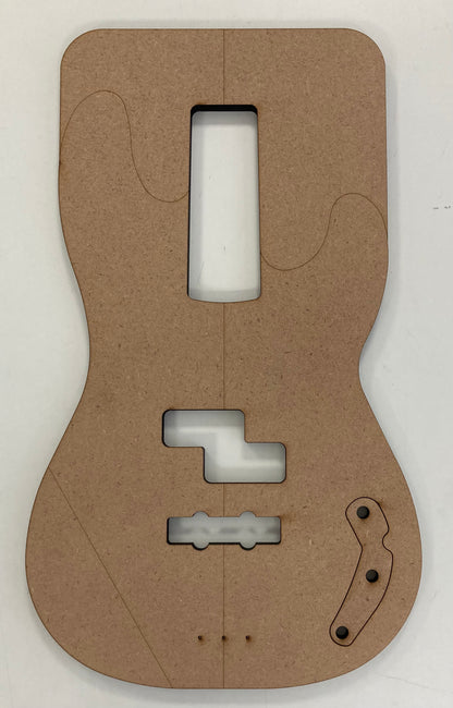 Guitar Template - P Bass Style - PJ