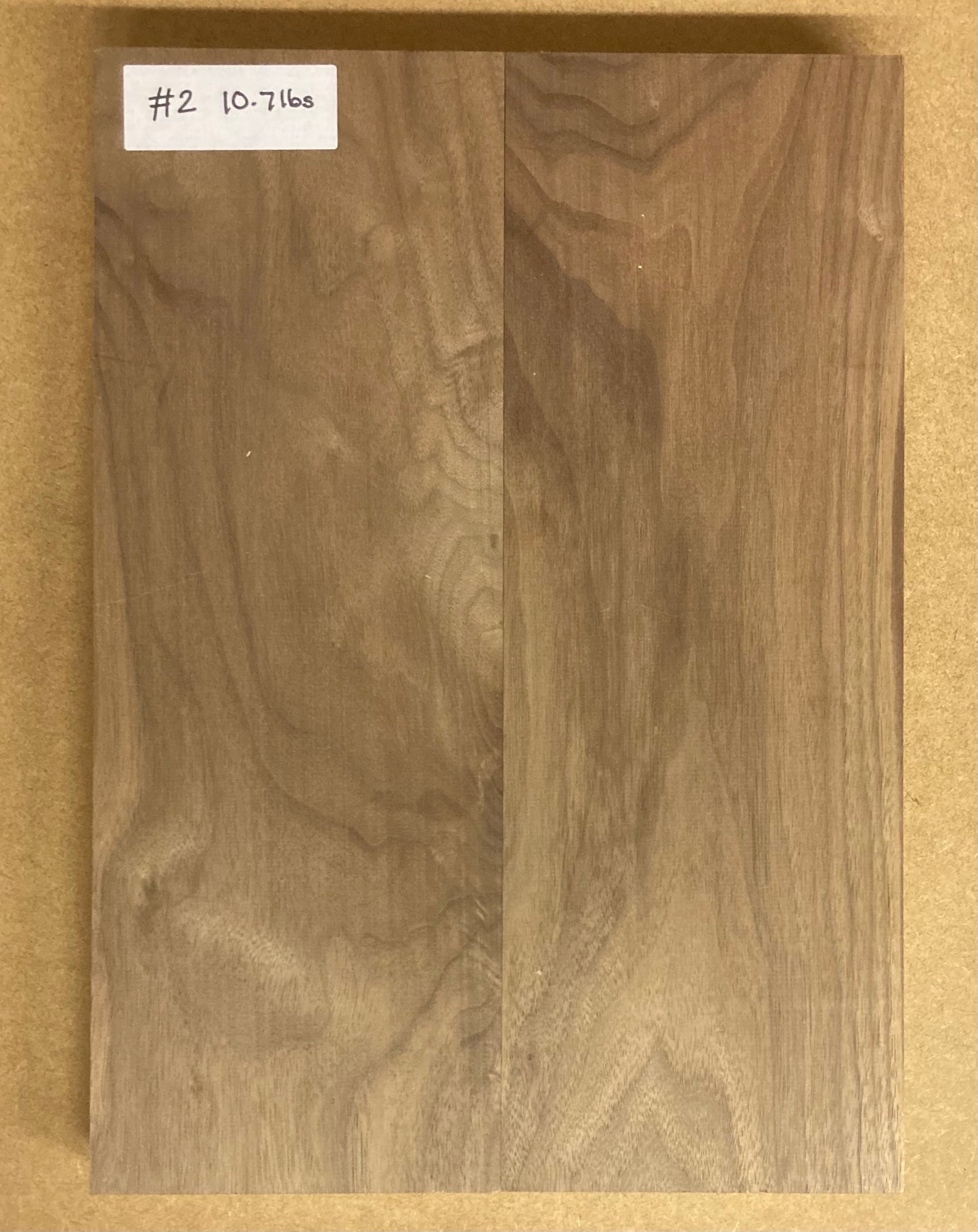 Walnut Body Blank - 2 Piece #2